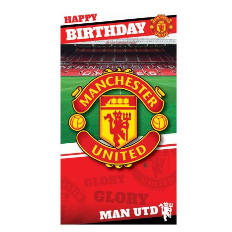 Happy Birthday Manchester United Birthday Card £2.45